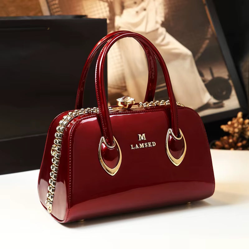 Rose Sahara Designer Satchel Handbag Crossbody Bag Dressect Style 2526