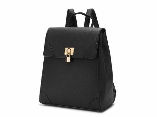 Sansa Vegan Leather Women Backpack - Dressect