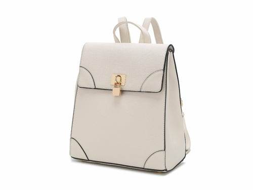 Sansa Vegan Leather Women Backpack - Dressect