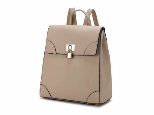Sansa Vegan Leather Women Backpack - Dressect