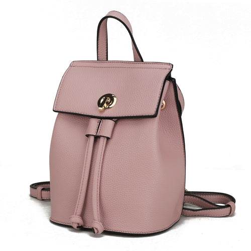 Serafina Vegan Leather Womens Backpack - Dressect