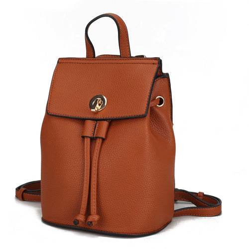 Serafina Vegan Leather Womens Backpack - Dressect