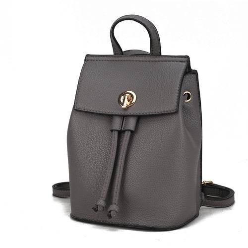 Serafina Vegan Leather Womens Backpack - Dressect