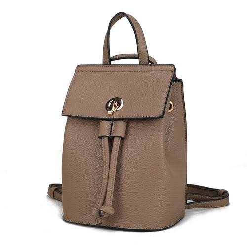 Serafina Vegan Leather Womens Backpack - Dressect