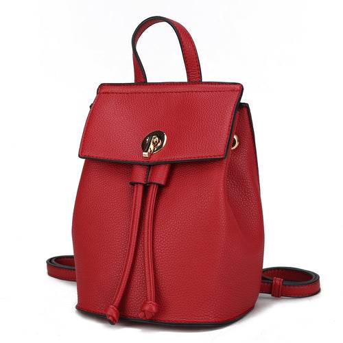 Serafina Vegan Leather Womens Backpack - Dressect