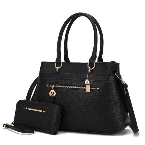 Gardenia Vegan Leather Women Tote Bag with Wallet - Dressect