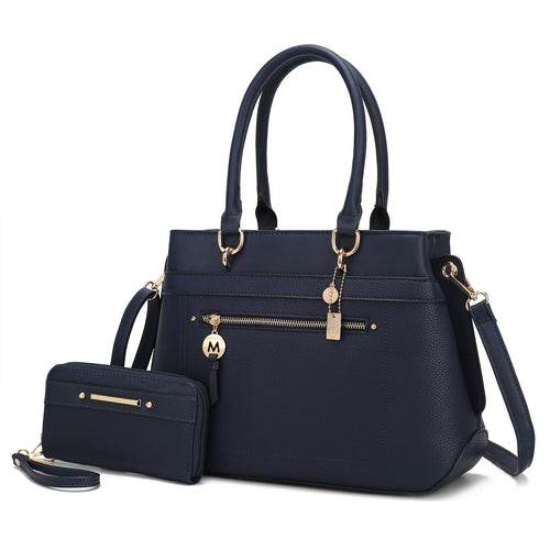 Gardenia Vegan Leather Women Tote Bag with Wallet - Dressect