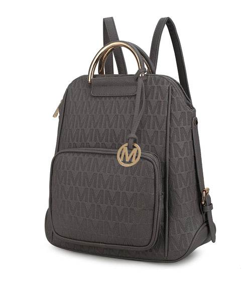 MKF Collection Torra Milan Signature Trendy Backpack By Mia k - Dressect