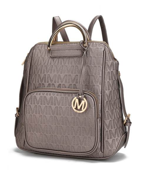 MKF Collection Torra Milan Signature Trendy Backpack By Mia k - Dressect
