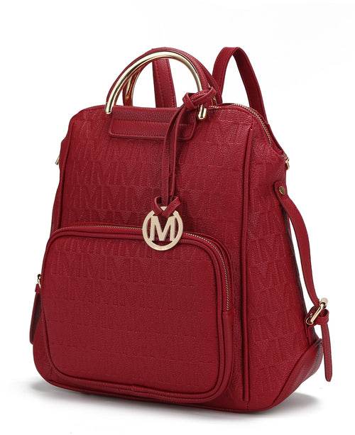 MKF Collection Torra Milan Signature Trendy Backpack By Mia k - Dressect