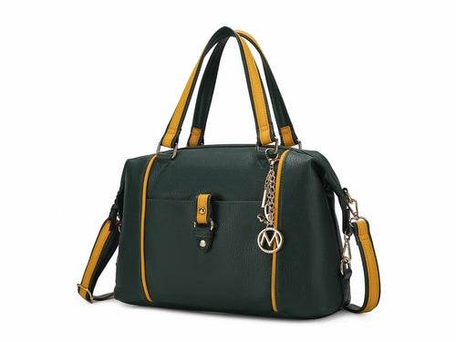 MKF Collection Opal Lightweight Satchel Bag Vegan Leather by Mia K - Dressect