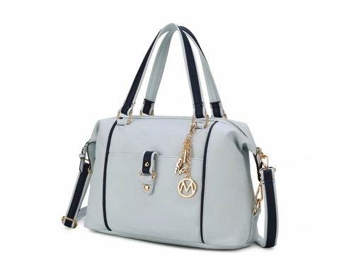 MKF Collection Opal Lightweight Satchel Bag Vegan Leather by Mia K - Dressect