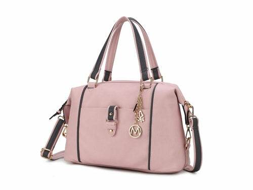 MKF Collection Opal Lightweight Satchel Bag Vegan Leather by Mia K - Dressect