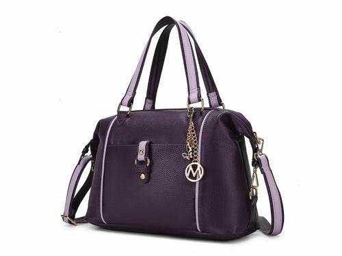 MKF Collection Opal Lightweight Satchel Bag Vegan Leather by Mia K - Dressect