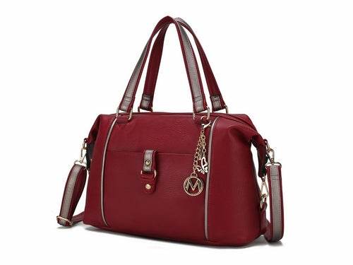 MKF Collection Opal Lightweight Satchel Bag Vegan Leather by Mia K - Dressect