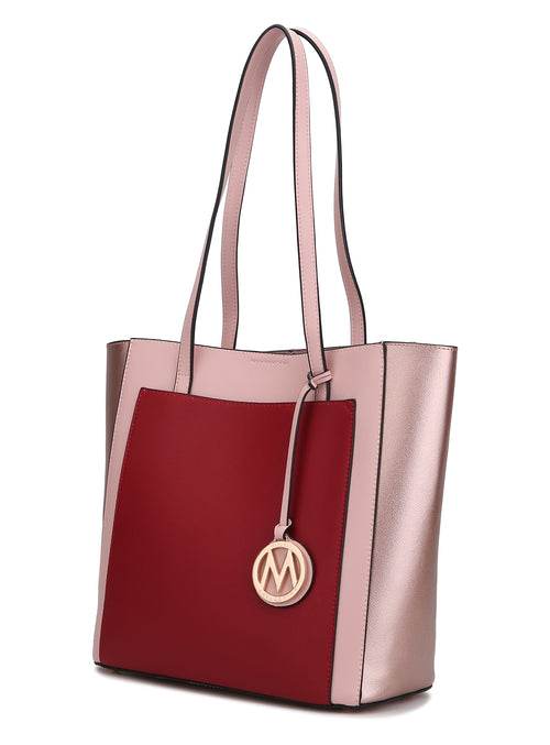 Lea Tote Handbag Vegan Leather Women - Dressect