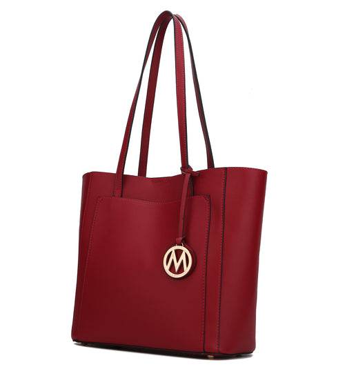 Lea Tote Handbag Vegan Leather Women - Dressect