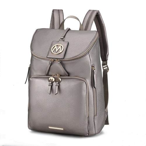 Angela Large Backpack Vegan Leather - Dressect