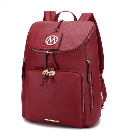 Angela Large Backpack Vegan Leather - Dressect