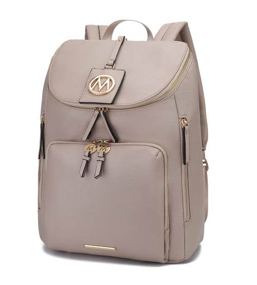 Angela Large Backpack Vegan Leather - Dressect