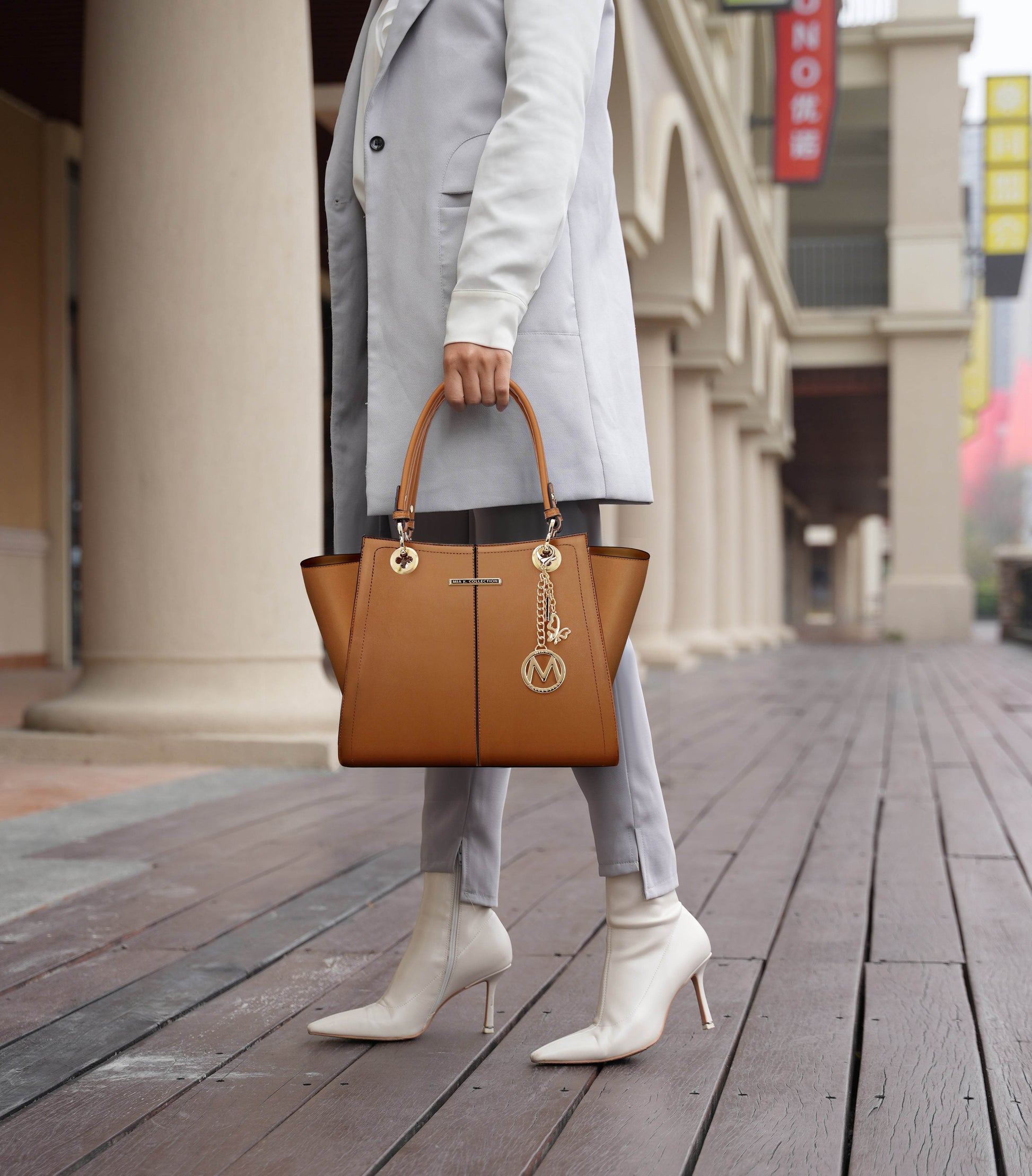 Ivy Vegan Leather Womens Tote Bag - Dressect