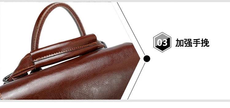 Women Backpack Cross body Shoulder Bag Genuine Leather Female Natural Skin Book Laptop Rucksack Messenger Bags - Dressect