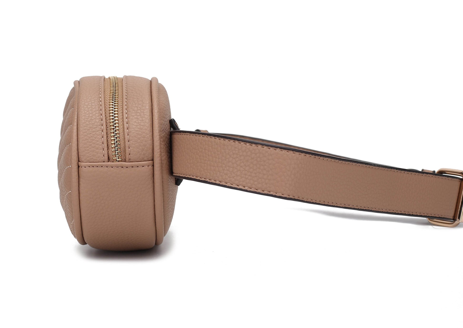 Fatima Quilted Chevron Women Belt Bag - Dressect