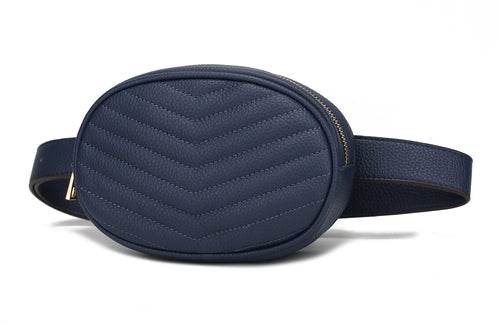 Fatima Quilted Chevron Women Belt Bag - Dressect