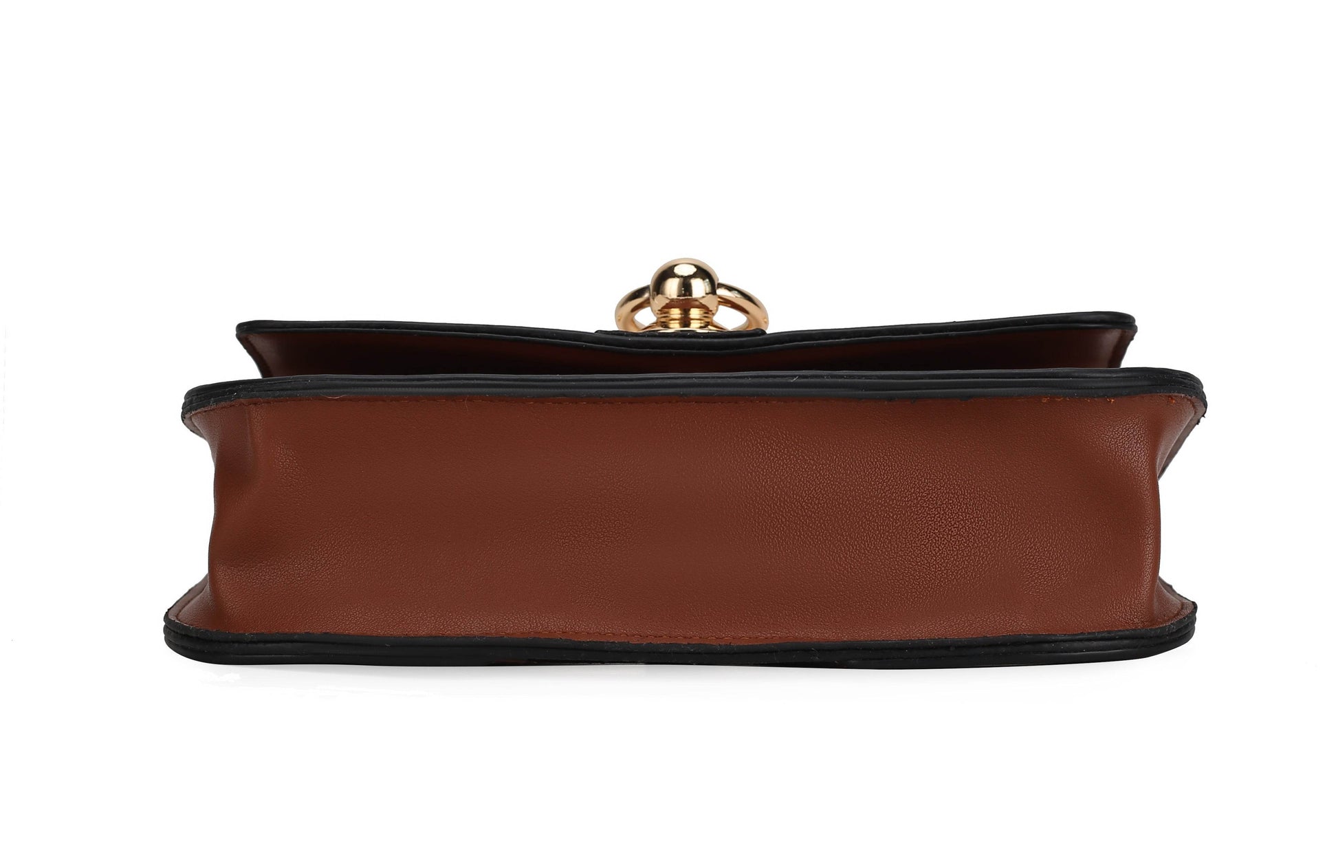 Jill Vegan Leather Women Color Block Crossbody Bag - Dressect