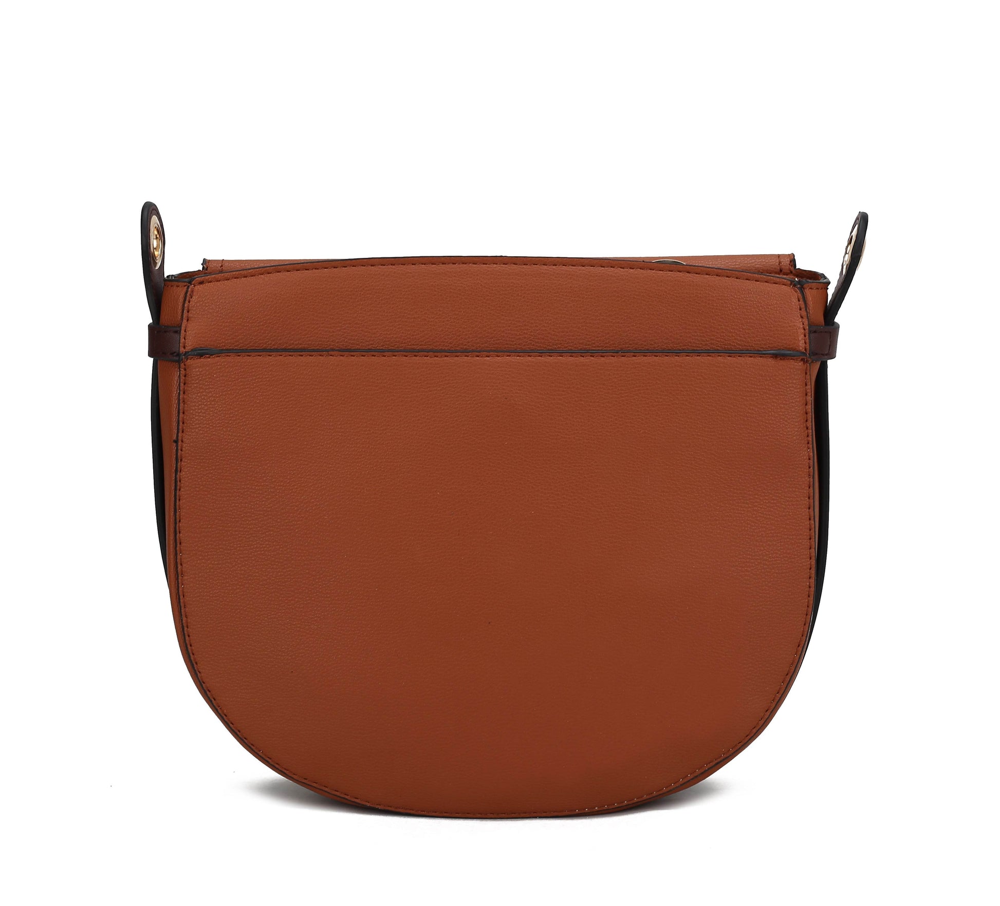 Drew Vegan Leather Color Block Women Shoulder Bag - Dressect