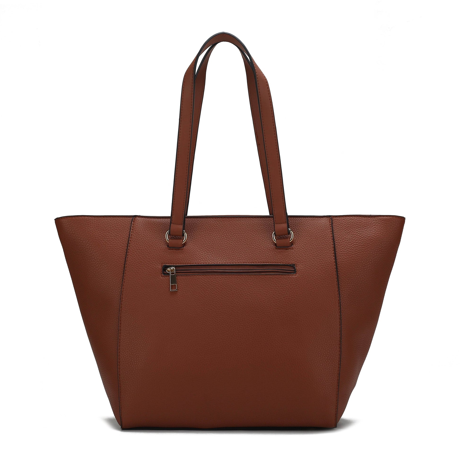 Alexandra Vegan Leather Women Tote Handbag with Wallet - Dressect