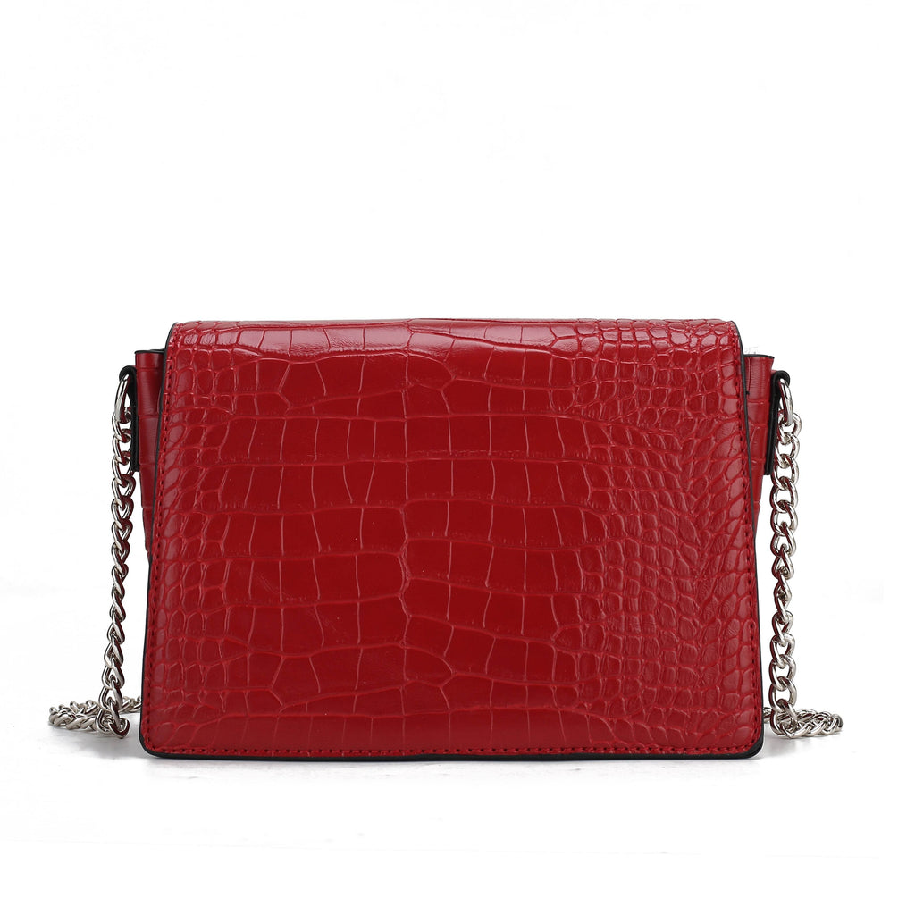 MKF Collection Hope Crocodile Embossed Shoulder Handbag by Mia K - Dressect