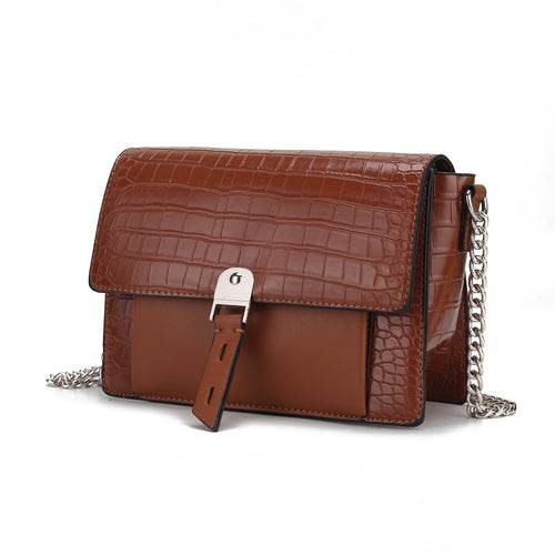 MKF Collection Hope Crocodile Embossed Shoulder Handbag by Mia K - Dressect