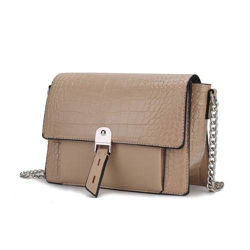 MKF Collection Hope Crocodile Embossed Shoulder Handbag by Mia K - Dressect