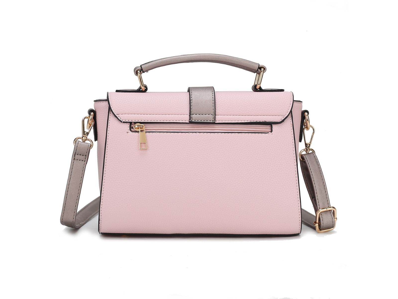 Willa Color Block Vegan Leather Women Shoulder Bag - Dressect