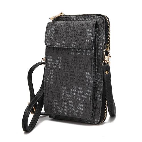 Cossetta Cell Phone Crossbody Wallet Handbag Vegan Leather Women - Dressect