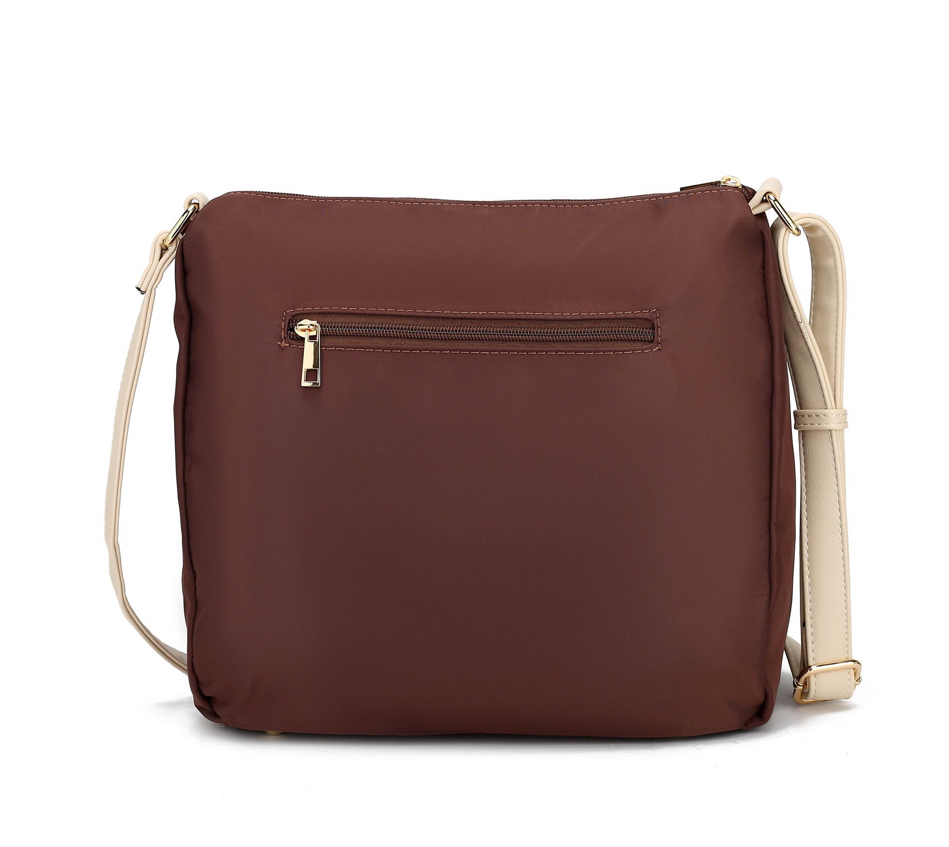 MKF Collection Serena Color-Block Nylon Women Shoulder Bag by Mia K - Dressect