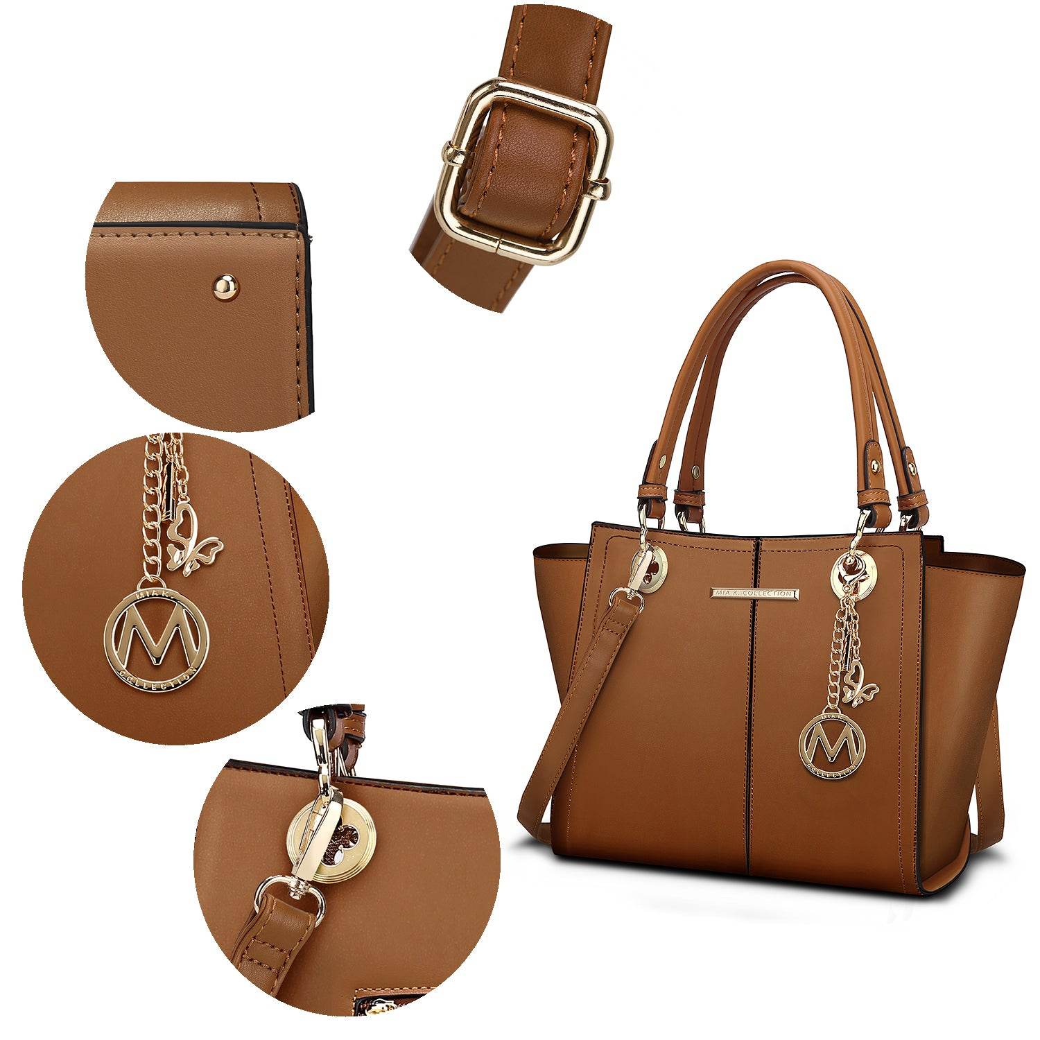 Ivy Vegan Leather Womens Tote Bag - Dressect