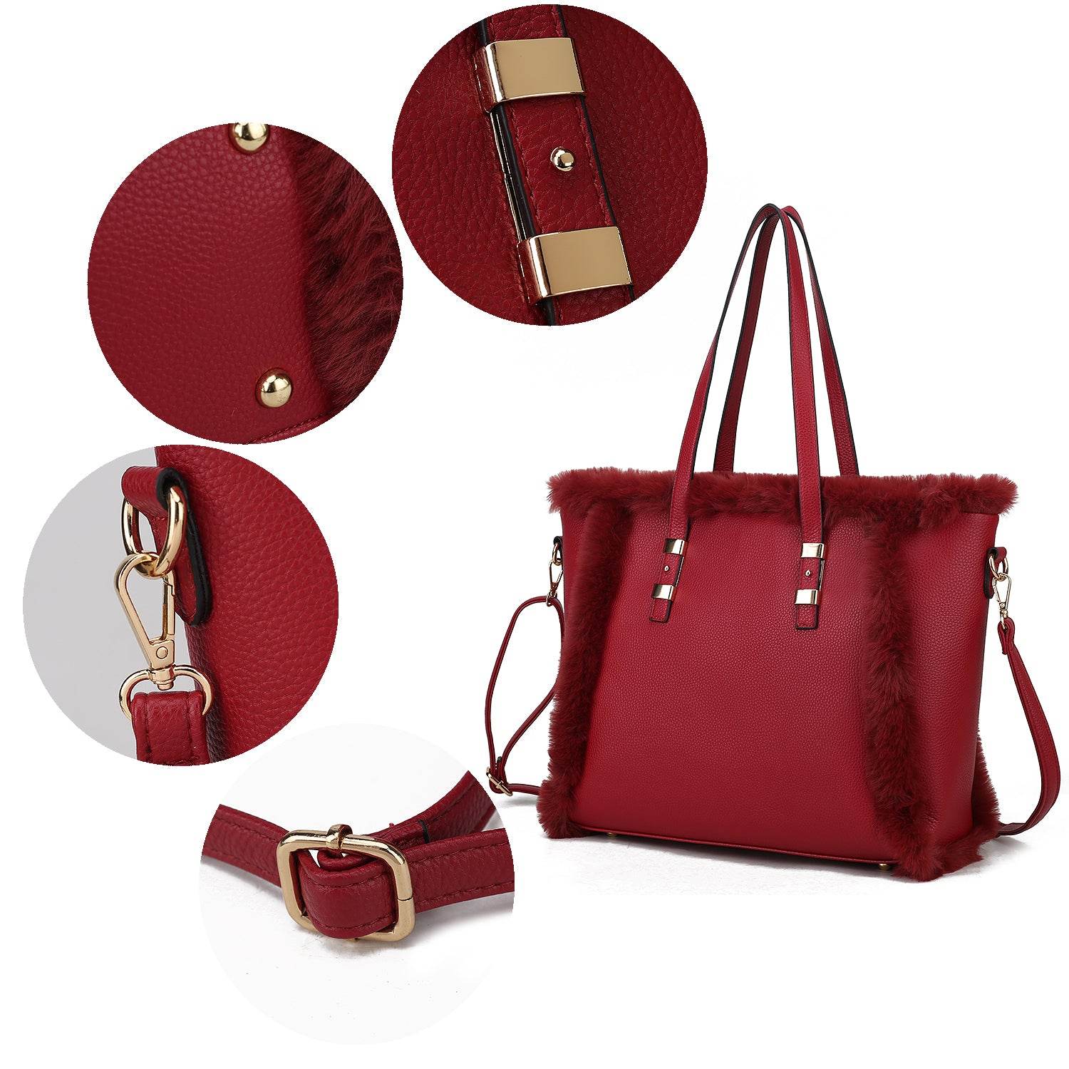 MKF CollectionLiza Tote Handbag Vegan Leather Women by Mia K - Dressect