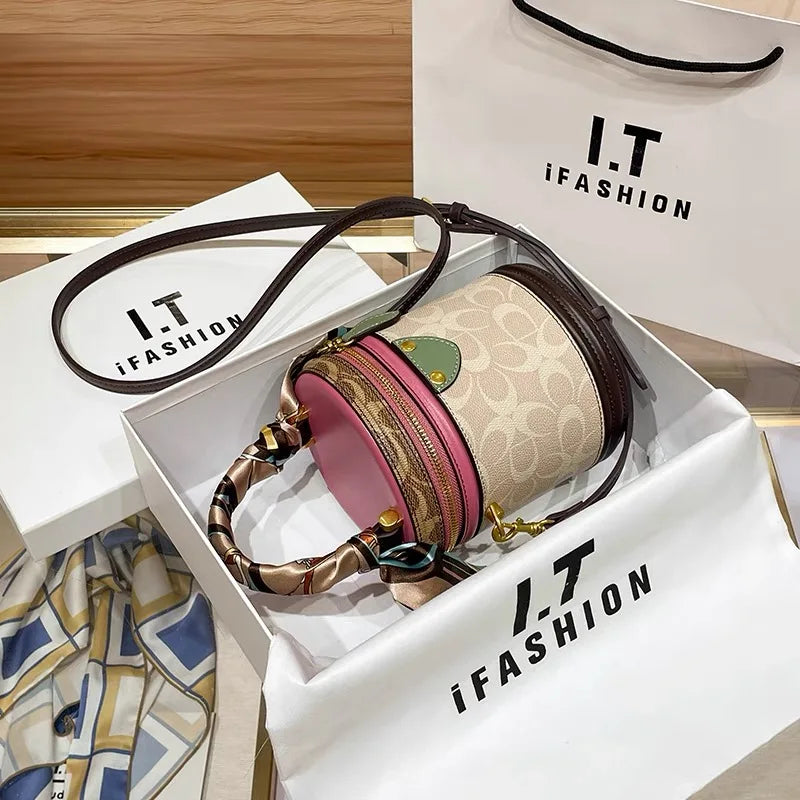 Designer High-End Carriage Crossbody Bag