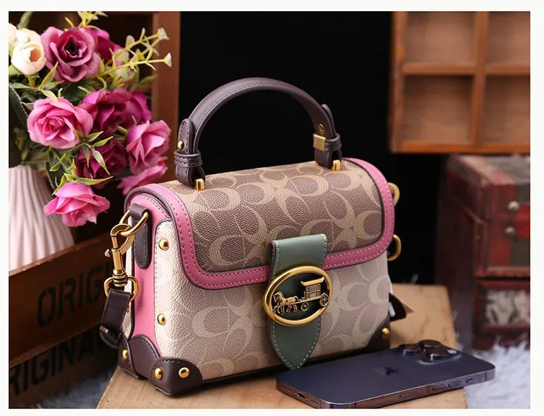 Designer High-End Carriage Crossbody Bag