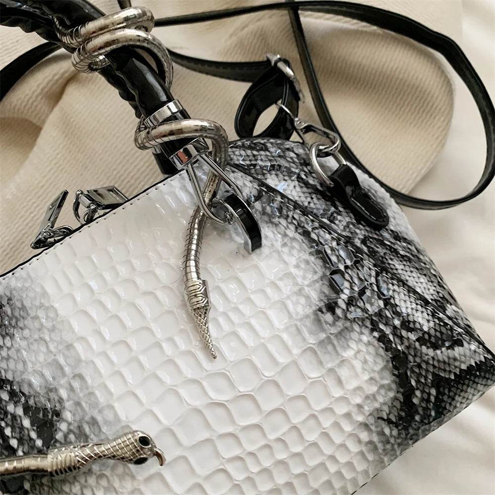 Crocodile Pattern Designer Handbags - Dressect