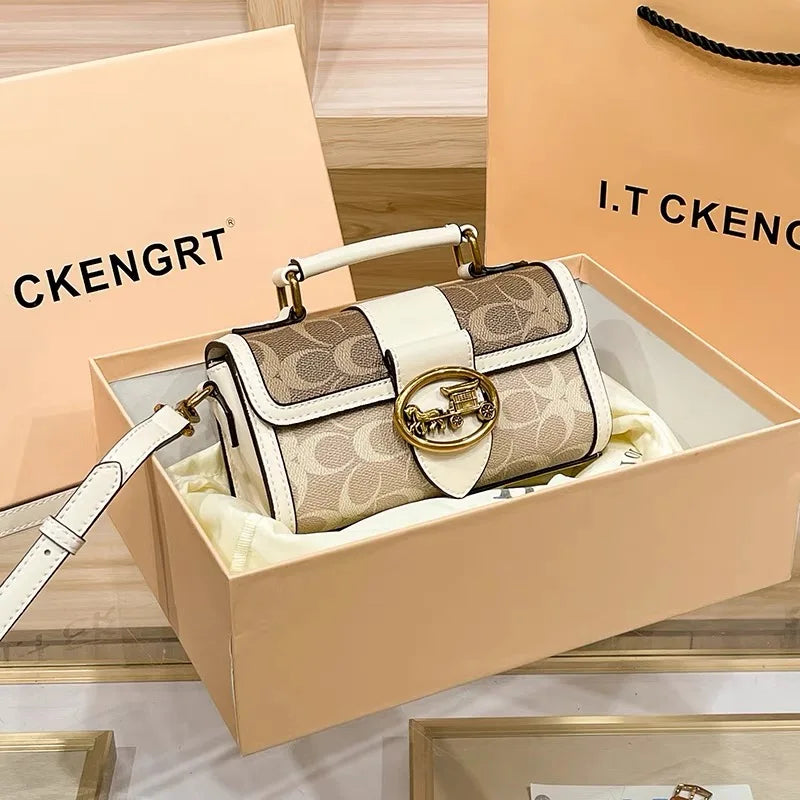 Designer High-End Carriage Crossbody Bag