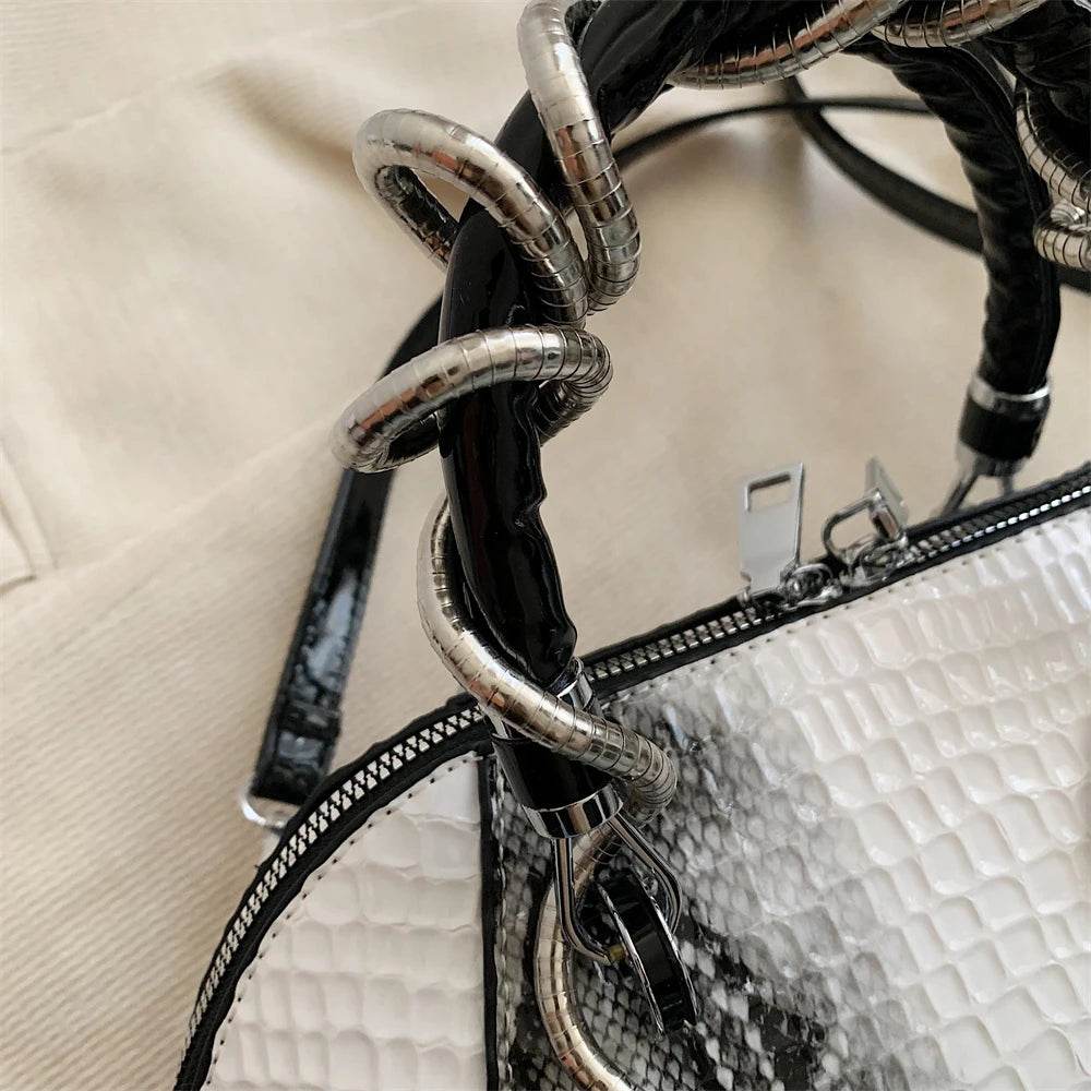 Crocodile Pattern Designer Handbags - Dressect