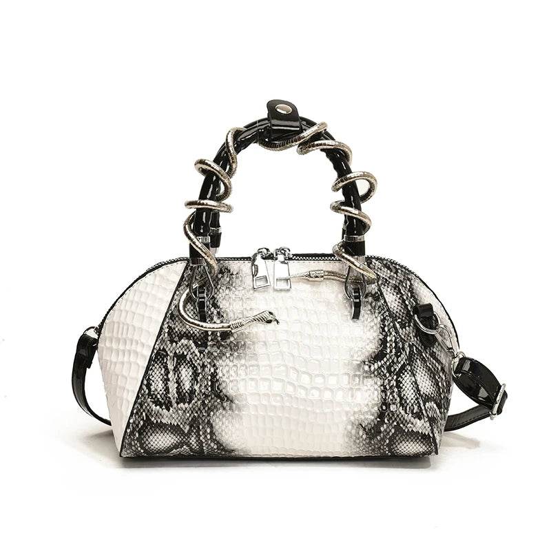 Crocodile Pattern Designer Handbags - Dressect
