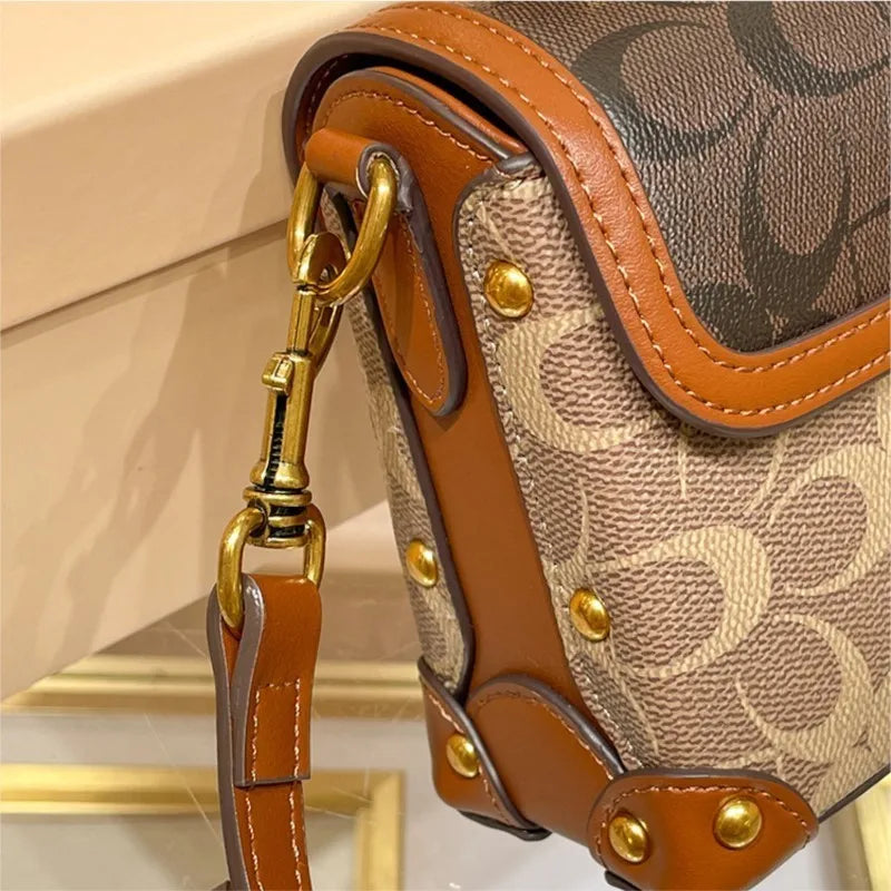 Designer High-End Carriage Crossbody Bag
