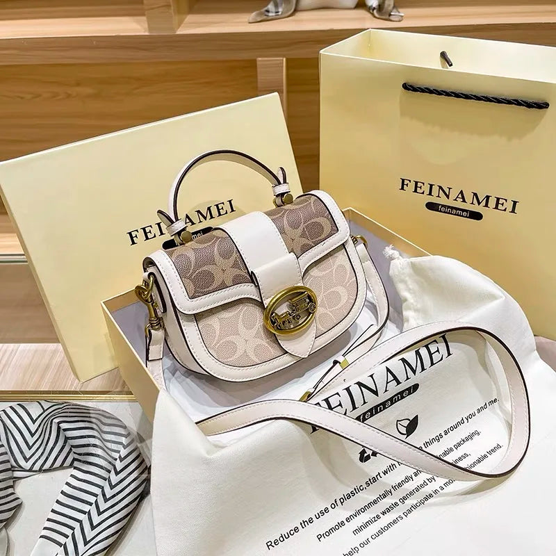 Designer High-End Carriage Crossbody Bag