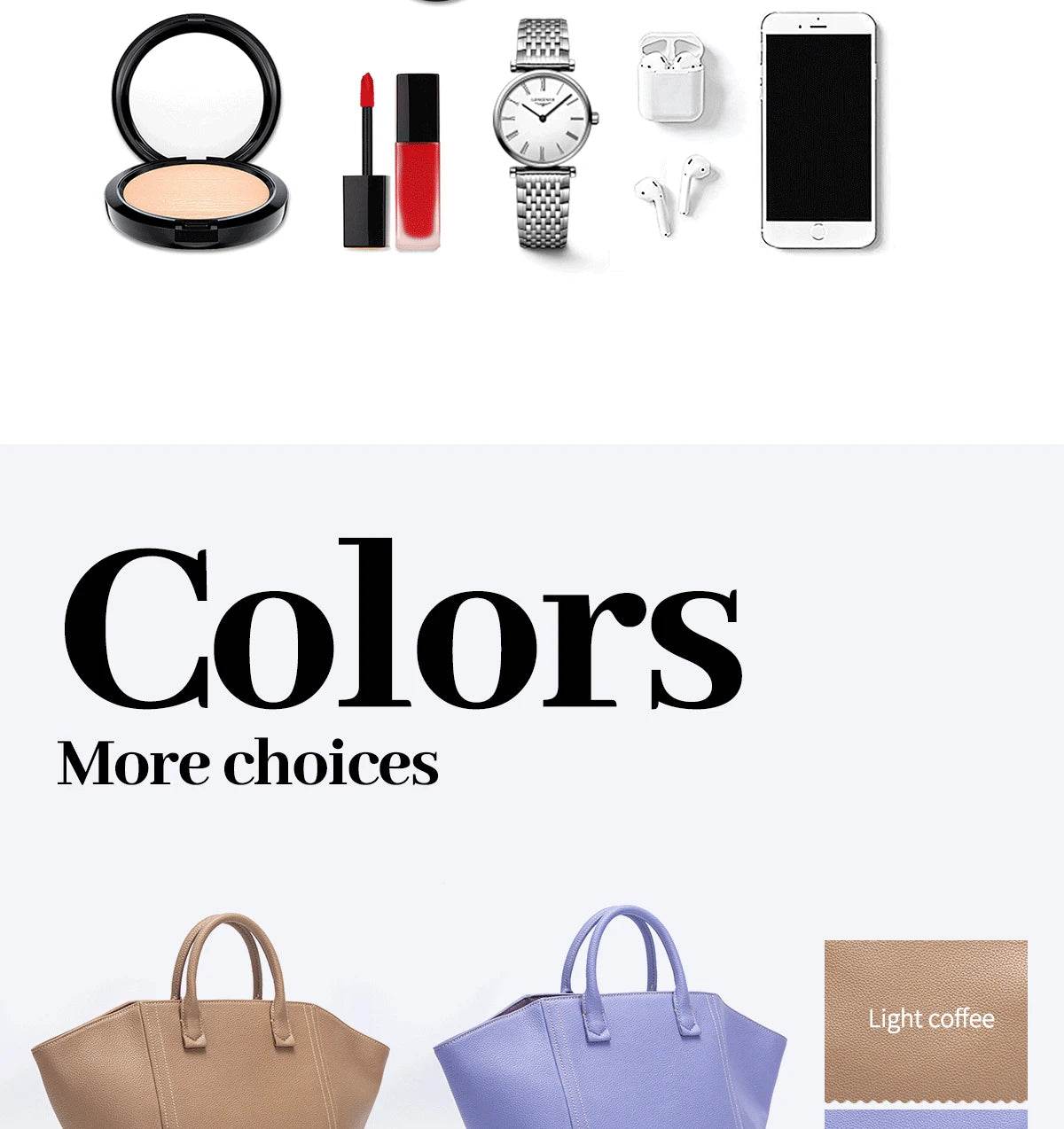 Tote Bag 2025 New Simple Hourglass Bag with Removable Shoulder Strap Business Wallet - Dressect