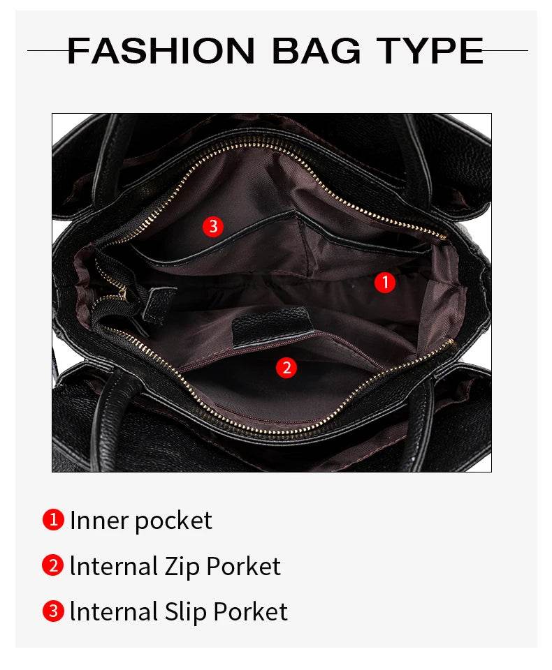 New women's handbag, large capacity woven texture bucket bag, multiple colors - Dressect