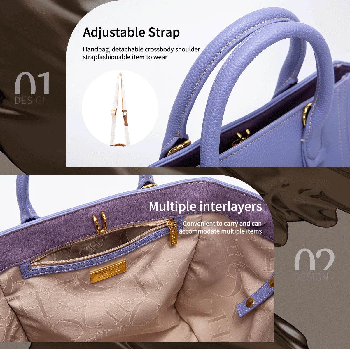 Tote Bag 2025 New Simple Hourglass Bag with Removable Shoulder Strap Business Wallet - Dressect